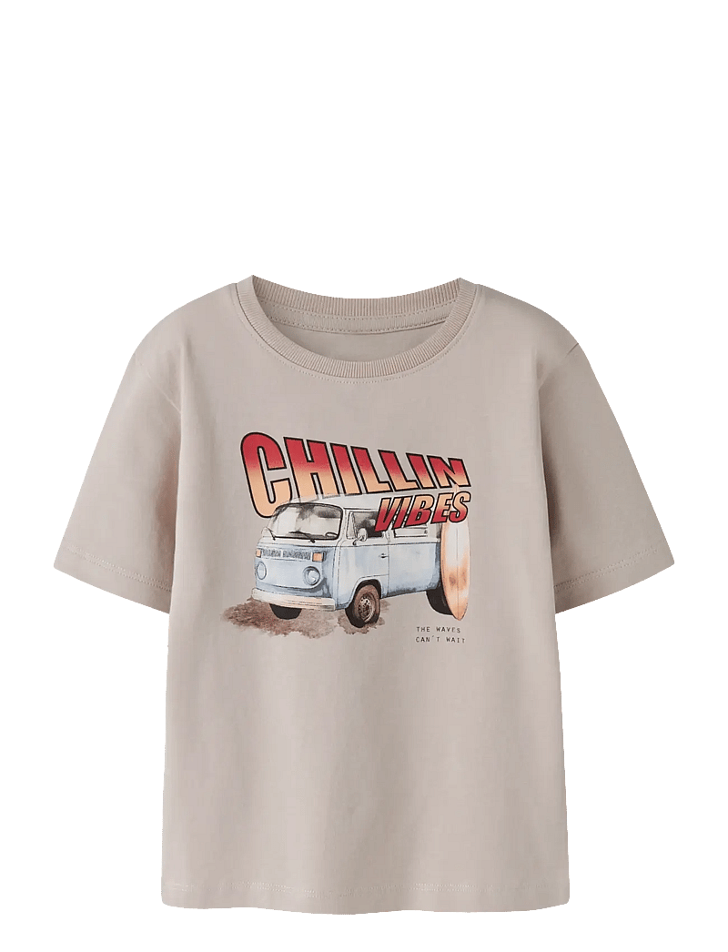 name it - NMMJAYDE SS NREG TOP BOX - kortærmede t-shirts - chateau gray - 0