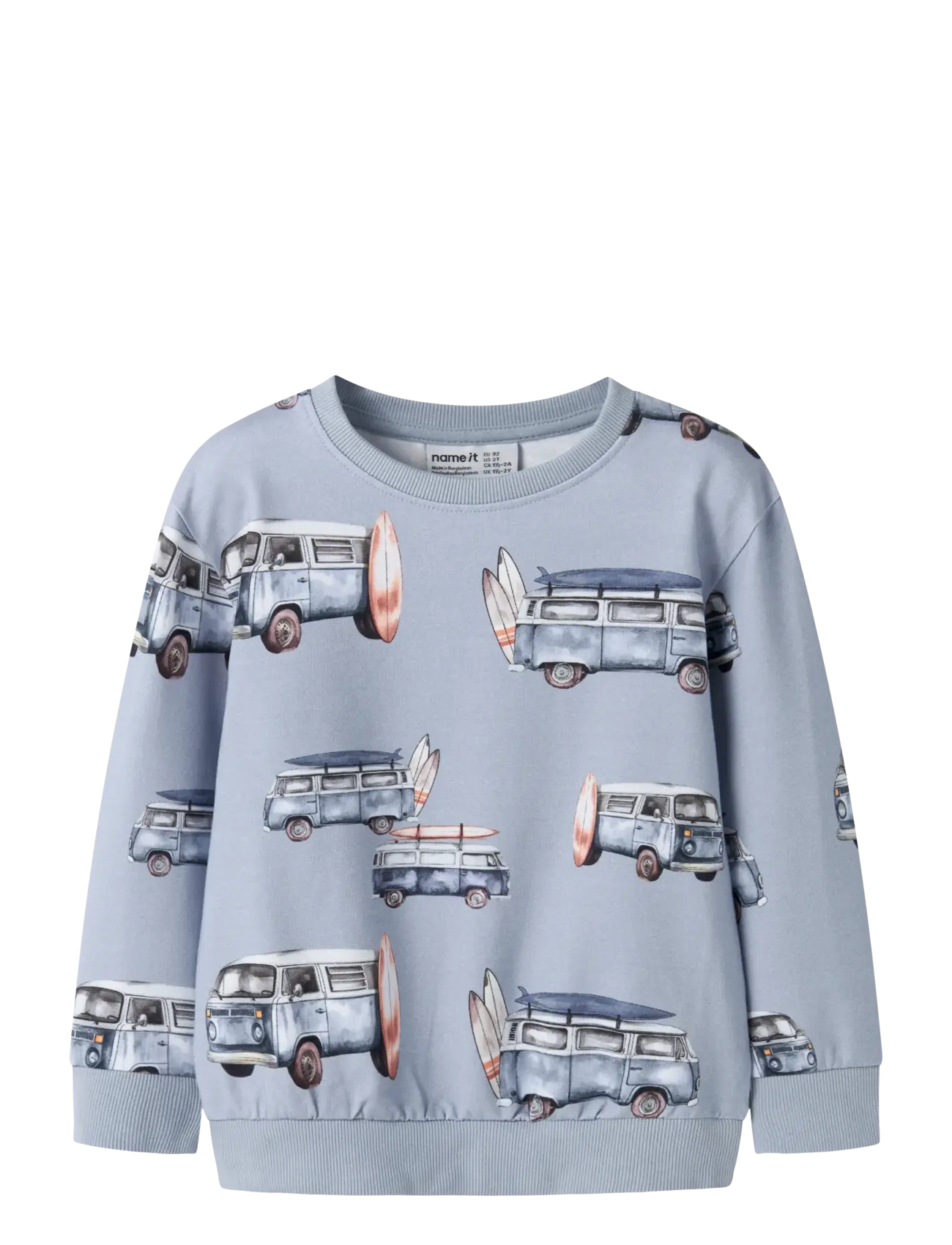 name it NMMJAXON NREG SWEAT UNB - Sweatshirts - BLUE FOG / blue