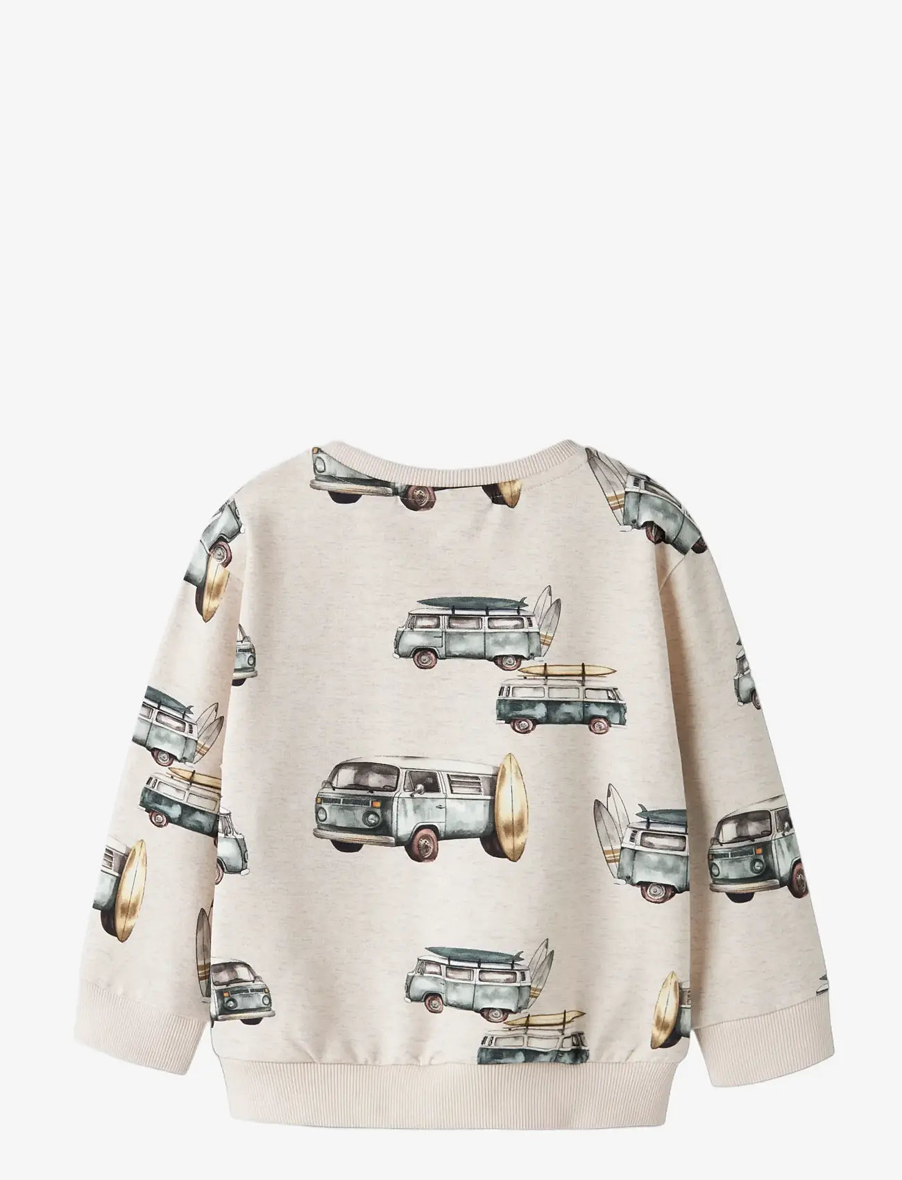 name it - NMMJAXON NREG SWEAT UNB - sweatshirts - peyote melange - 1