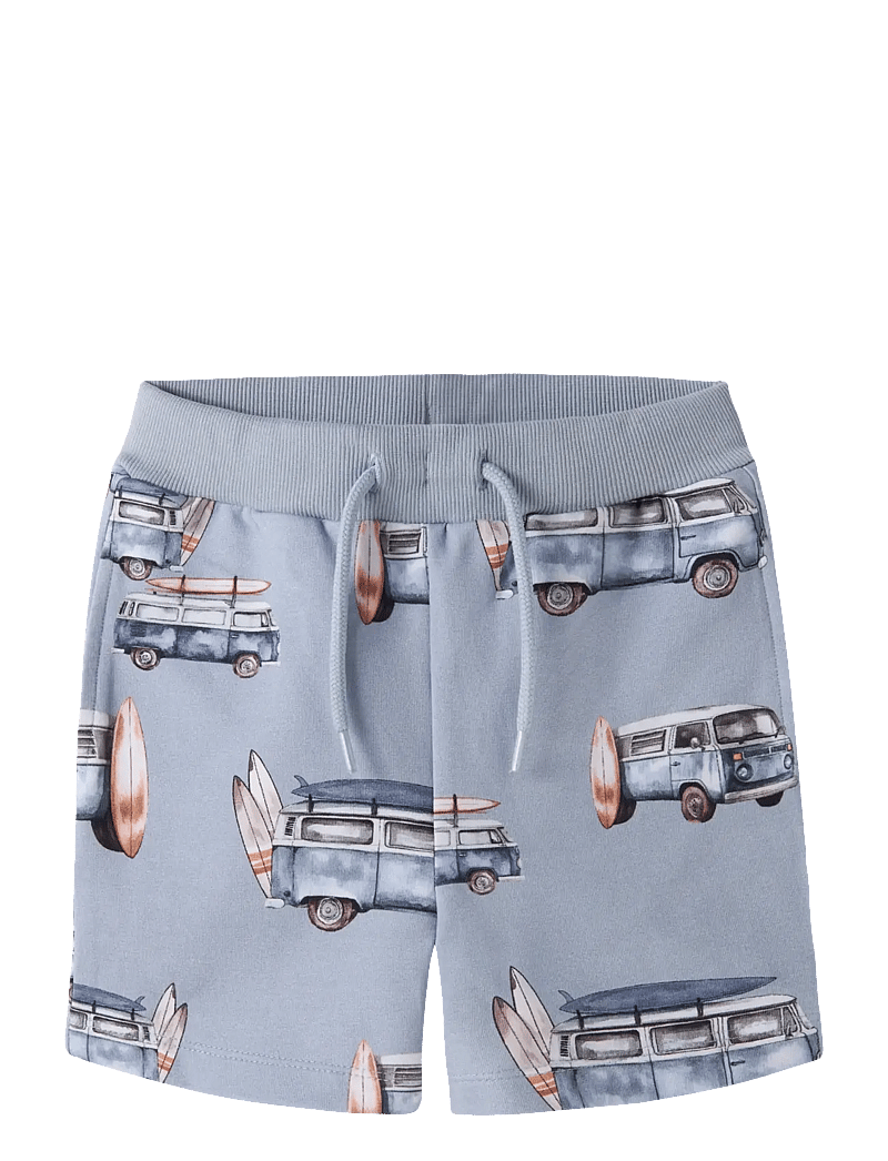 name it - NMMJAXON NREG SWEAT SHORTS UNB - sweatshorts - blue fog - 0