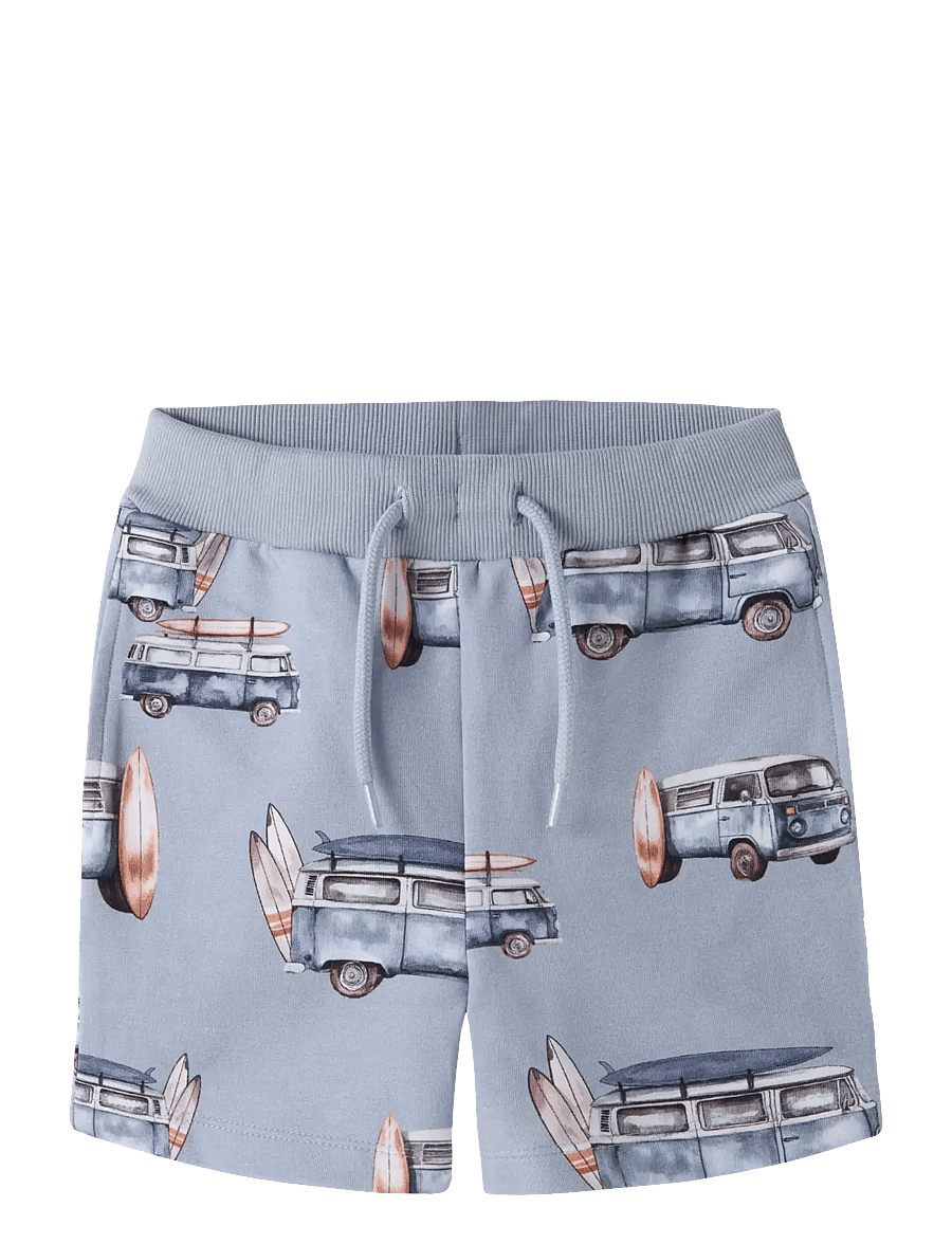 name it - NMMJAXON NREG SWEAT SHORTS UNB - lühikesed dressipüksid - blue fog - 0