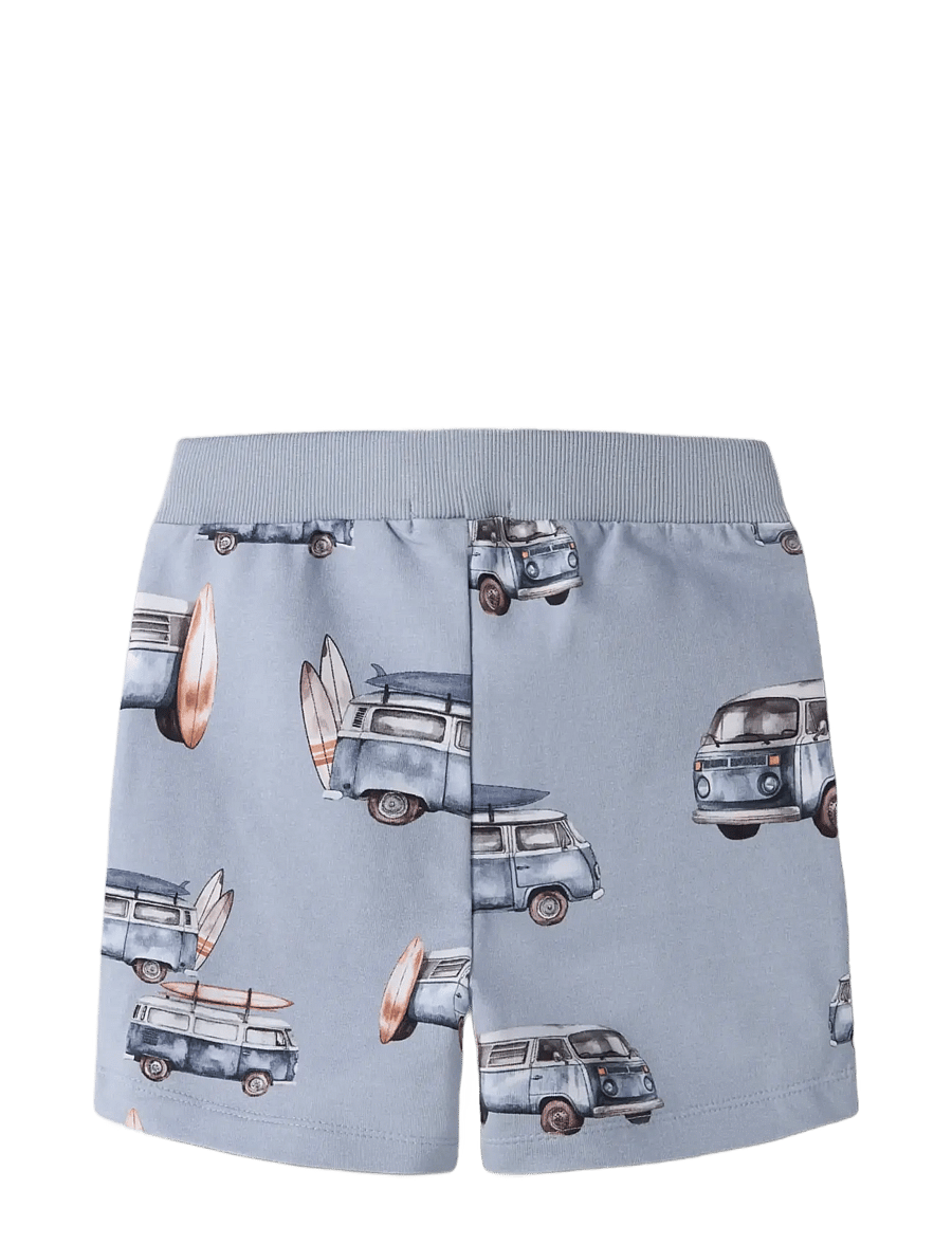 name it - NMMJAXON NREG SWEAT SHORTS UNB - lühikesed dressipüksid - blue fog - 1