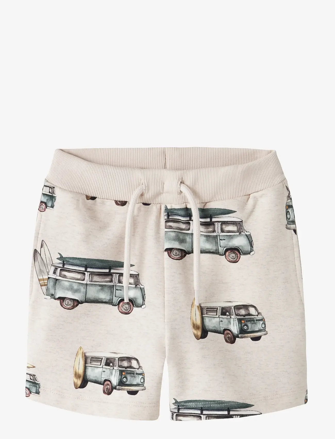 name it - NMMJAXON NREG SWEAT SHORTS UNB - sweat shorts - peyote melange - 0