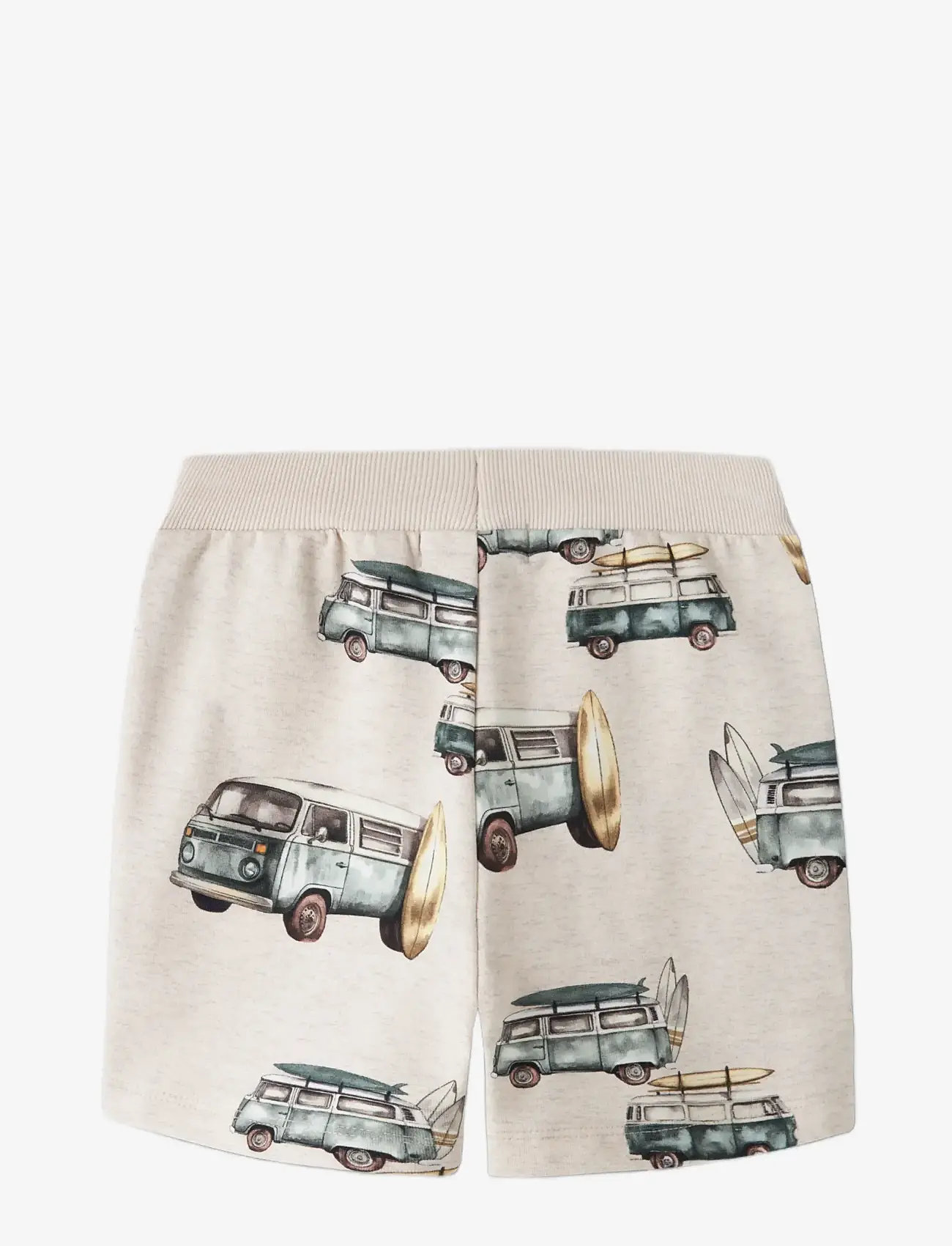 name it - NMMJAXON NREG SWEAT SHORTS UNB - sweat shorts - peyote melange - 1