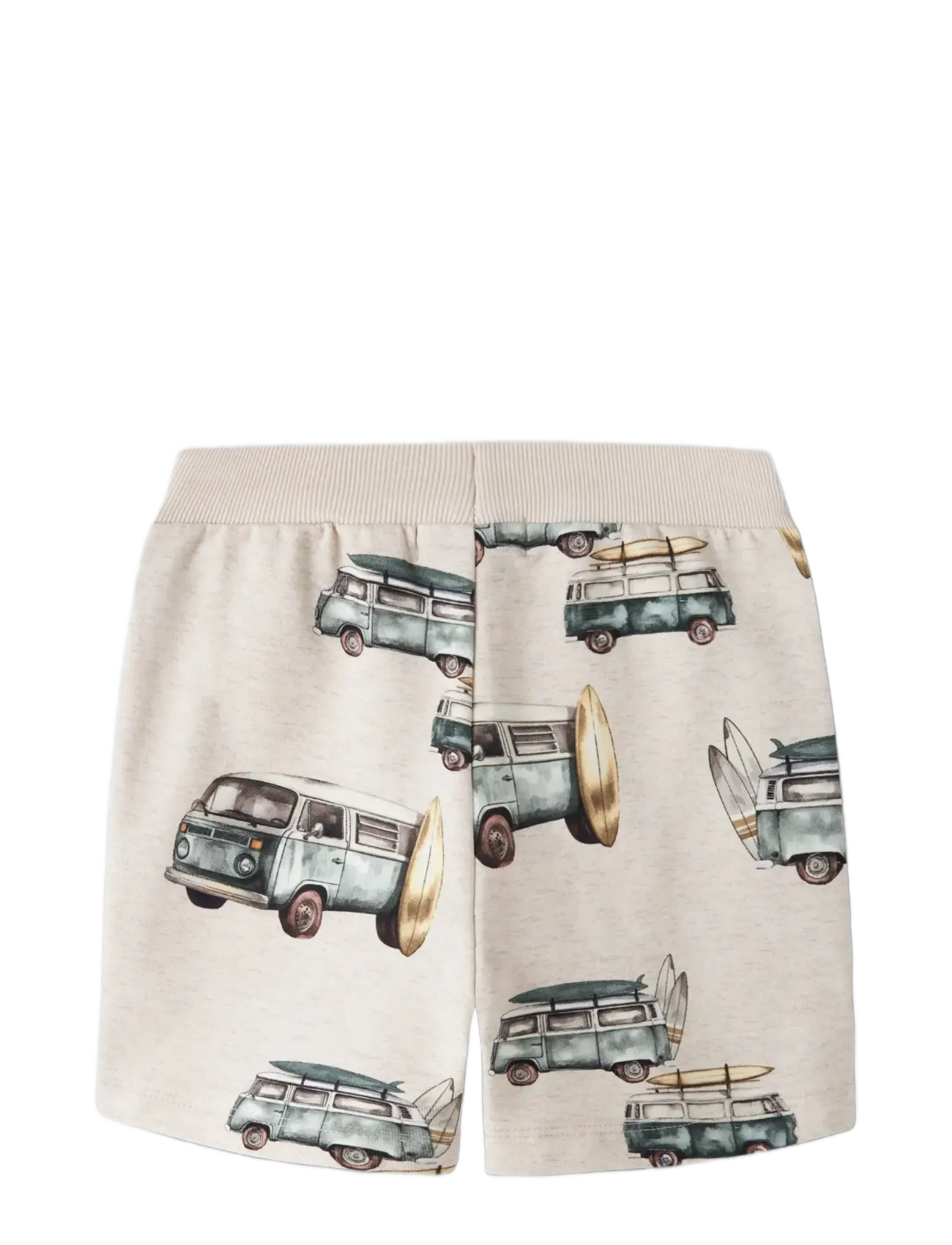 name it - NMMJAXON NREG SWEAT SHORTS UNB - sweat shorts - peyote melange - 1