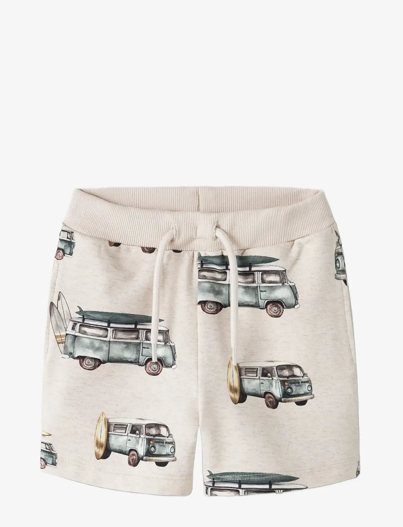 name it - NMMJAXON NREG SWEAT SHORTS UNB - sweat shorts - peyote melange - 2