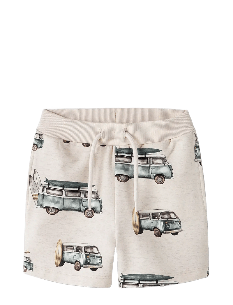 name it - NMMJAXON NREG SWEAT SHORTS UNB - sweat shorts - peyote melange - 2