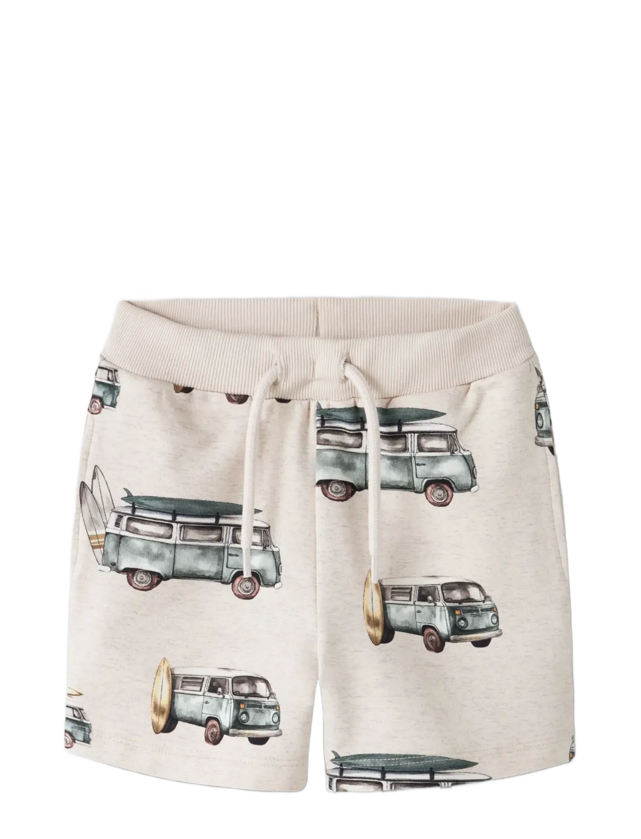 name it - NMMJAXON NREG SWEAT SHORTS UNB - sweat shorts - peyote melange - 2