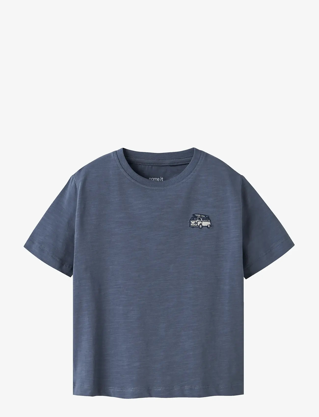 name it - NMMJENSO SS NREG TOP - kurzärmelige - vintage indigo - 0