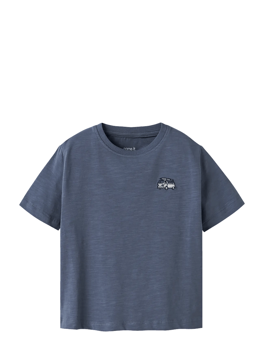 name it - NMMJENSO SS NREG TOP - kortærmede t-shirts - vintage indigo - 0