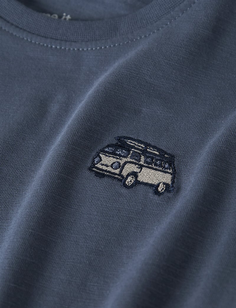name it - NMMJENSO SS NREG TOP - kurzärmelige - vintage indigo - 2
