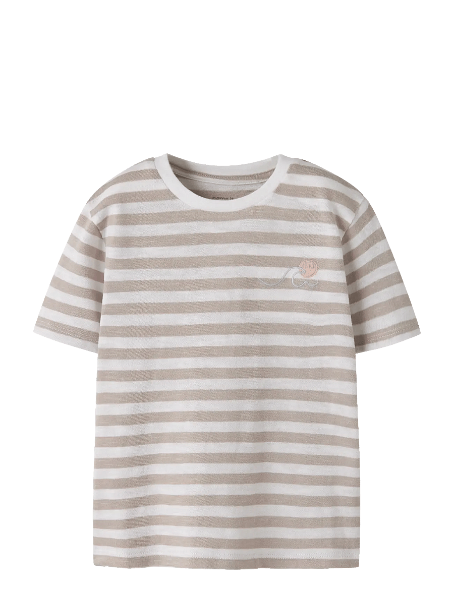 name it - NMMJESSE NREG SS TOP - lühikeste varrukatega t-särgid - chateau gray - 0
