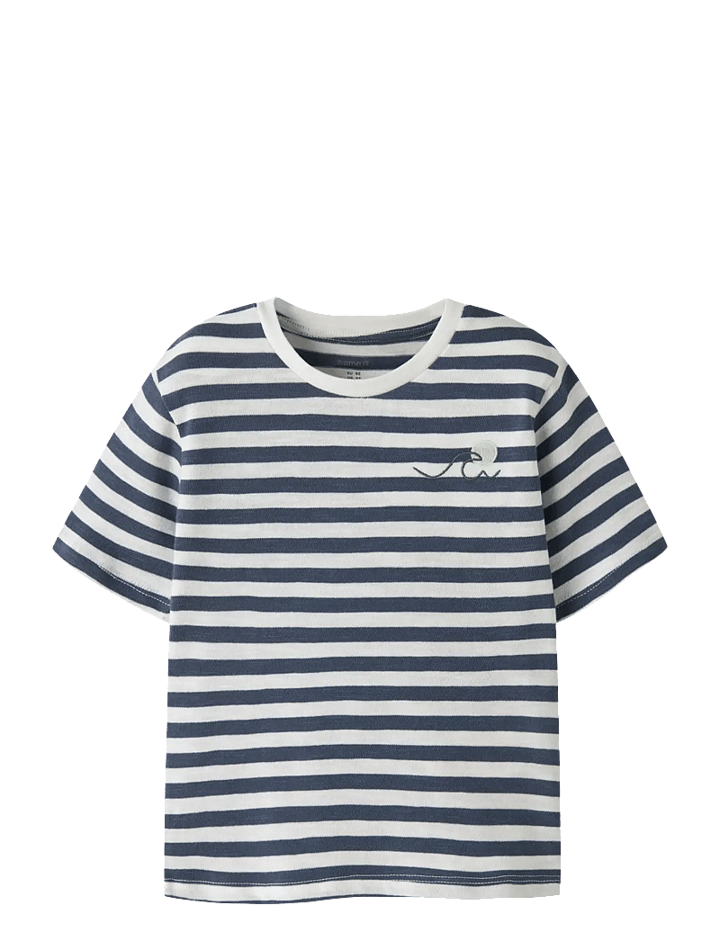 name it - NMMJESSE NREG SS TOP - kortærmede t-shirts - vintage indigo - 0