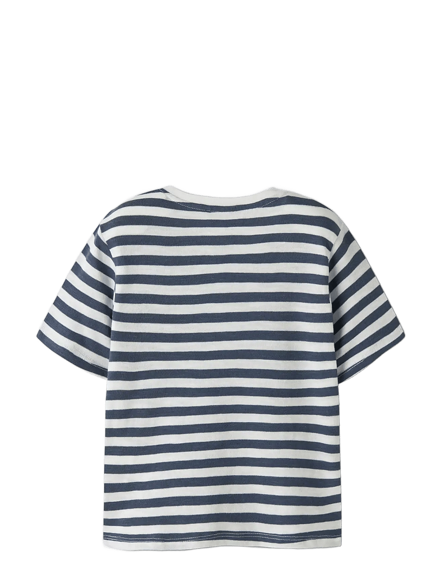 name it - NMMJESSE NREG SS TOP - lühikeste varrukatega t-särgid - vintage indigo - 1