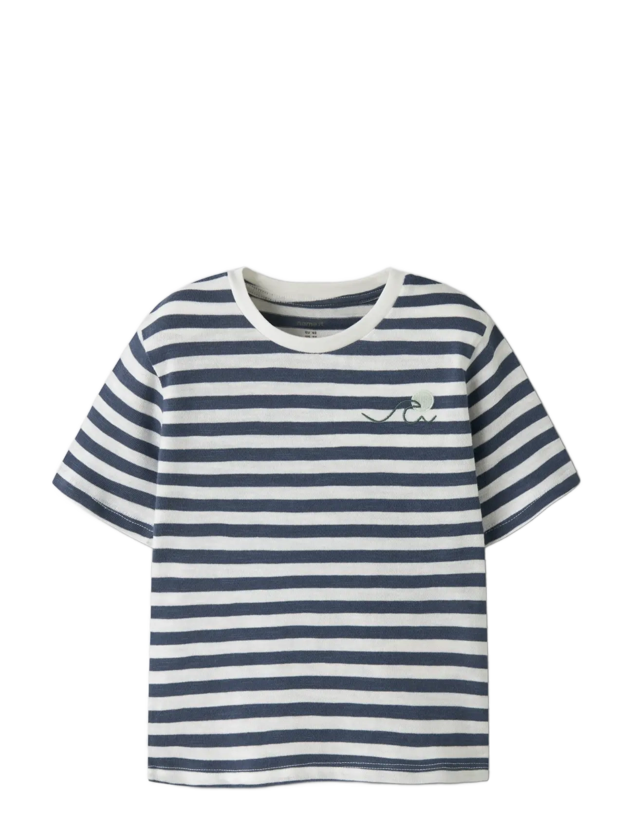 name it - NMMJESSE NREG SS TOP - lühikeste varrukatega t-särgid - vintage indigo - 2
