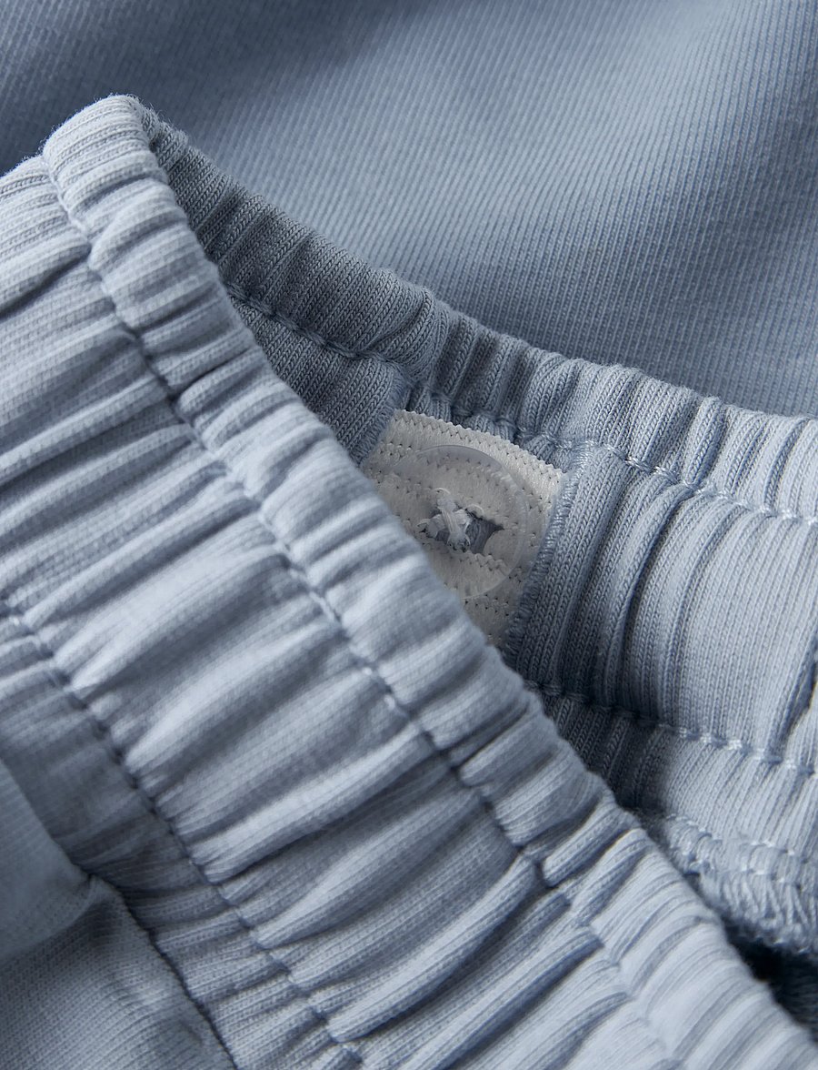 name it - NMMJERVO NREG SWEAT SHORTS UNB - sweatshorts - blue fog - 4