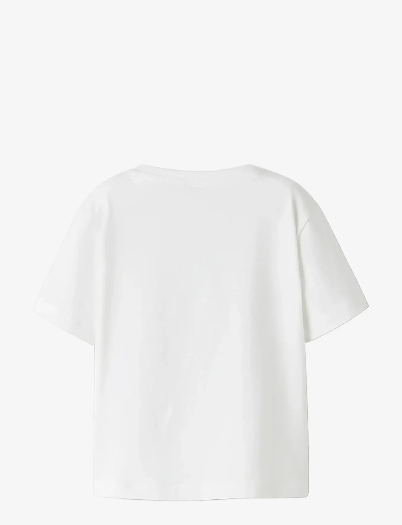 name it - NMMJAMES SS NREG TOP BOX - kortærmede t-shirts - bright white - 1