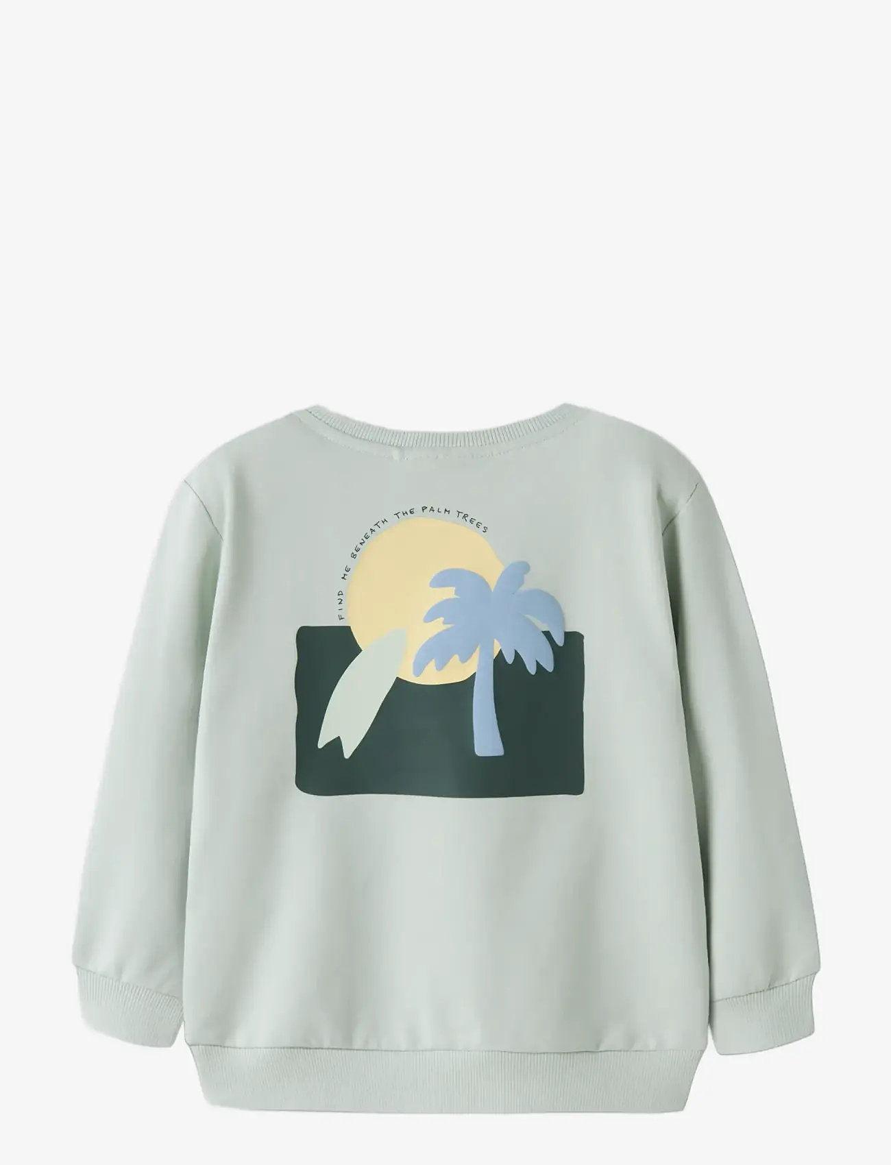 name it - NMMJALE NREG SWEAT UNB - sweatshirts - pale aqua - 1