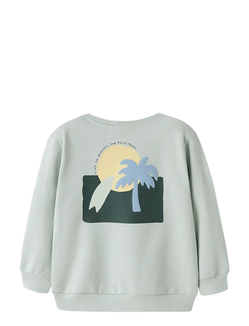 name it - NMMJALE NREG SWEAT UNB - sweatshirts - pale aqua - 1