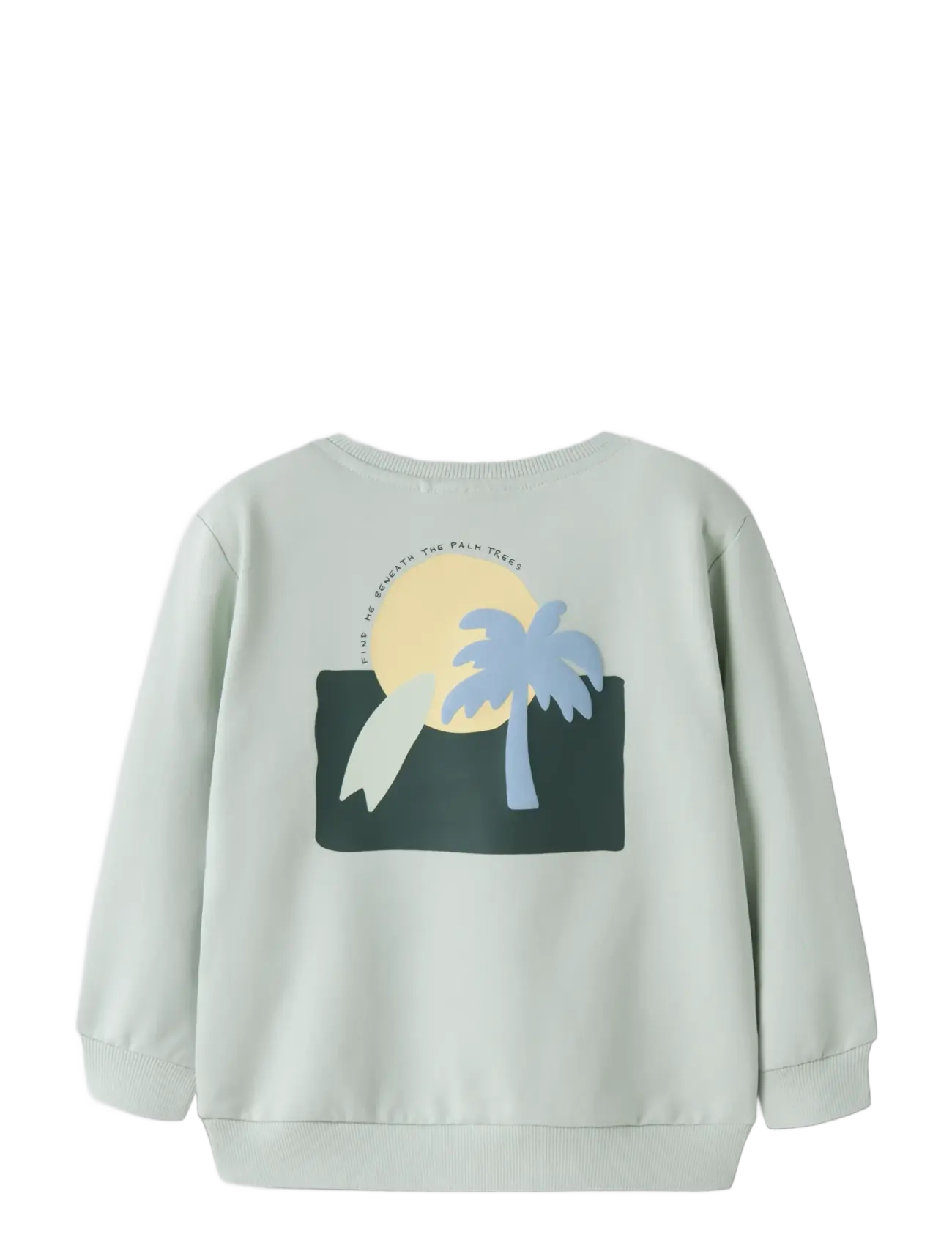name it - NMMJALE NREG SWEAT UNB - sweatshirts - pale aqua - 1
