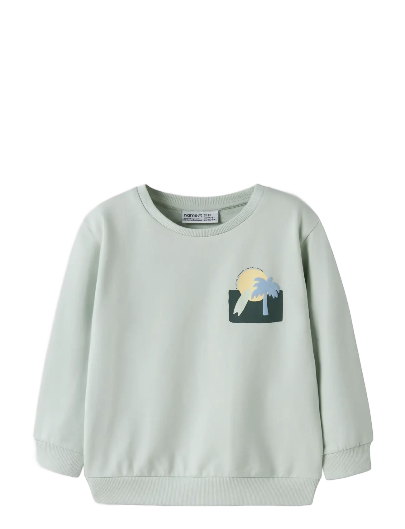 name it - NMMJALE NREG SWEAT UNB - sweatshirts - pale aqua - 2
