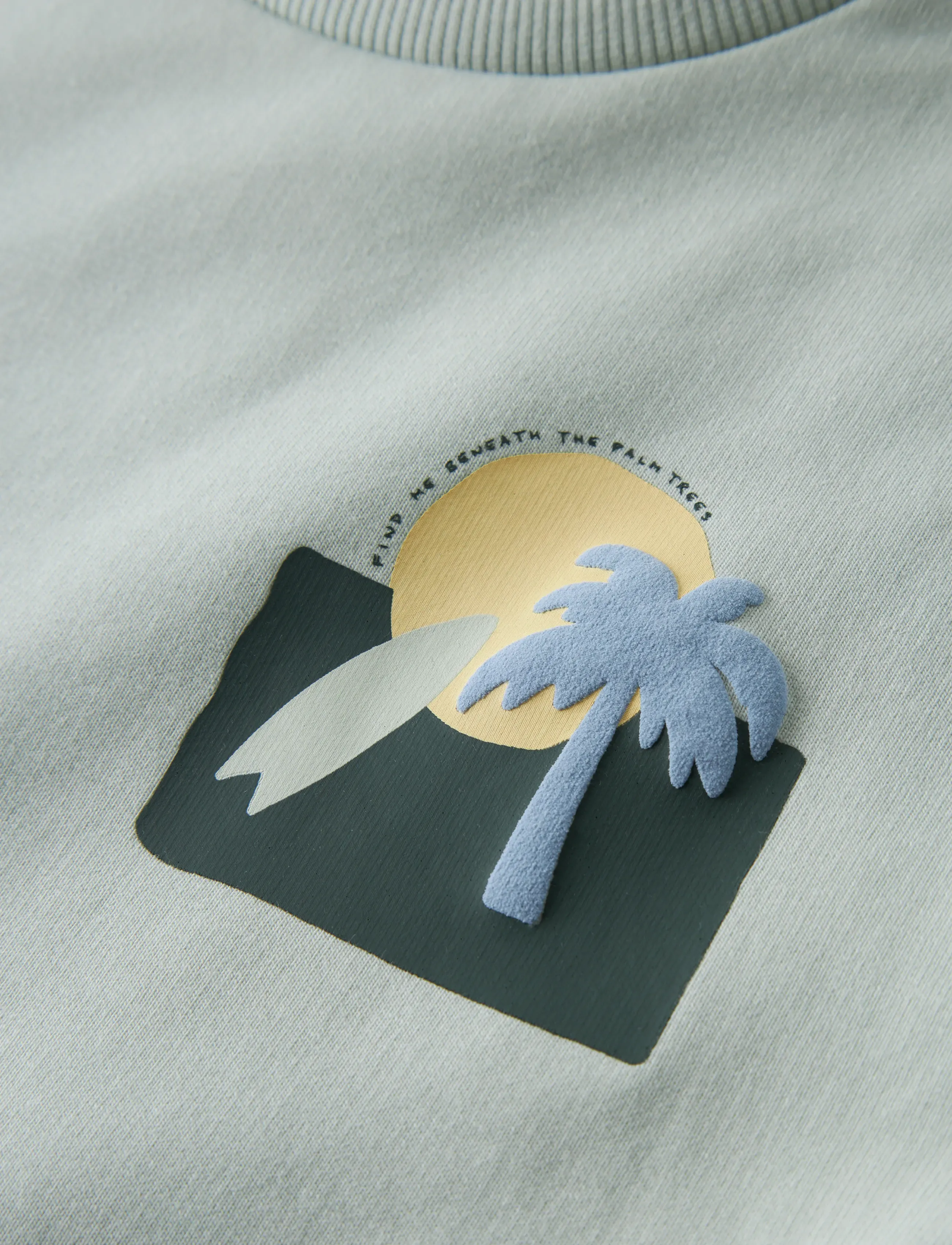 name it - NMMJALE NREG SWEAT UNB - sweatshirts - pale aqua - 3