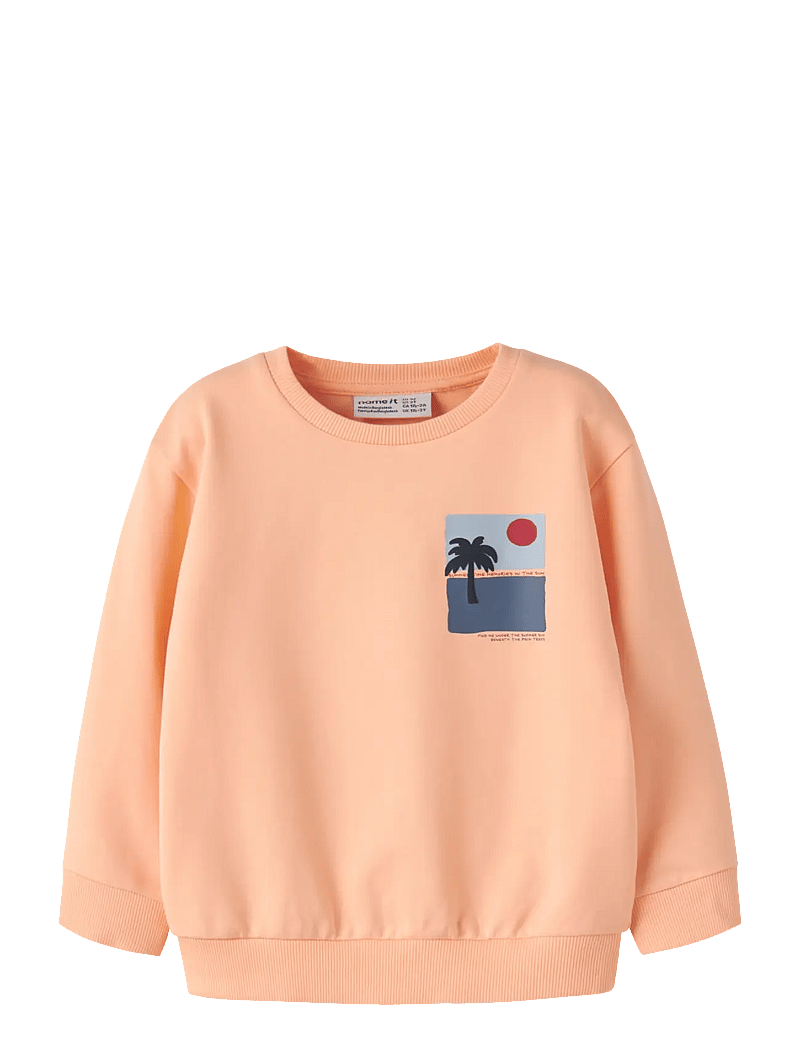 name it - NMMJALE NREG SWEAT UNB - sweatshirts - peach fuzz - 0
