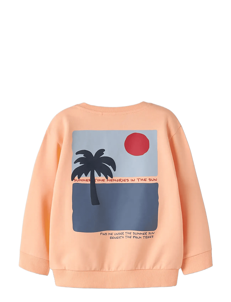 name it - NMMJALE NREG SWEAT UNB - sweatshirts - peach fuzz - 1
