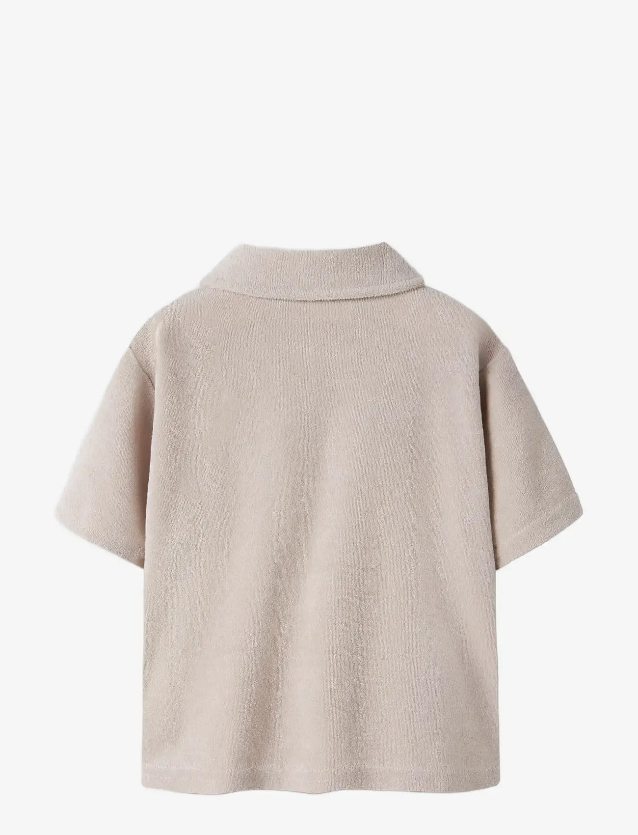 name it - NMMJARED SS NREG TERRY POLO - kortærmede poloer - chateau gray - 1