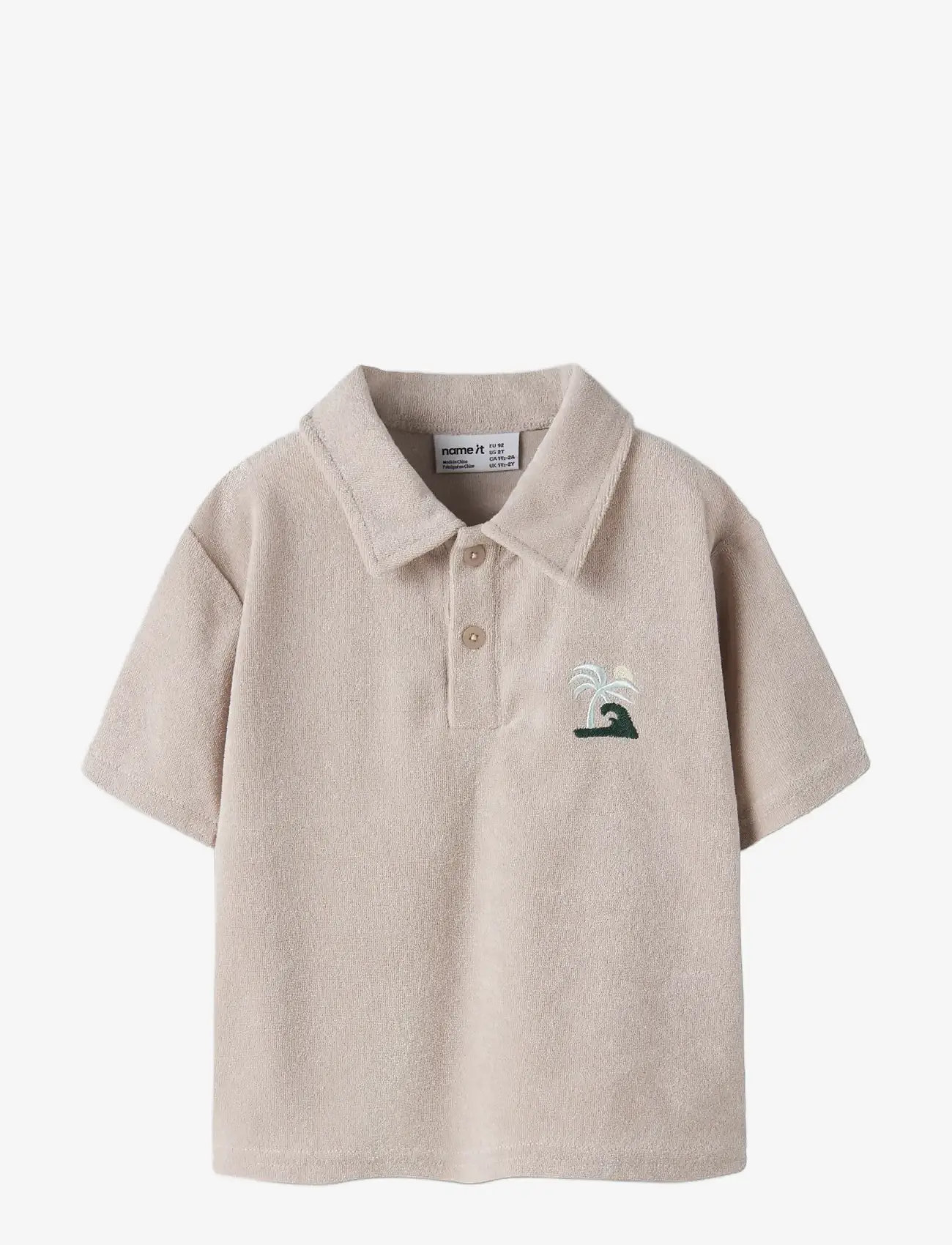 name it - NMMJARED SS NREG TERRY POLO - kortærmede poloer - chateau gray - 2