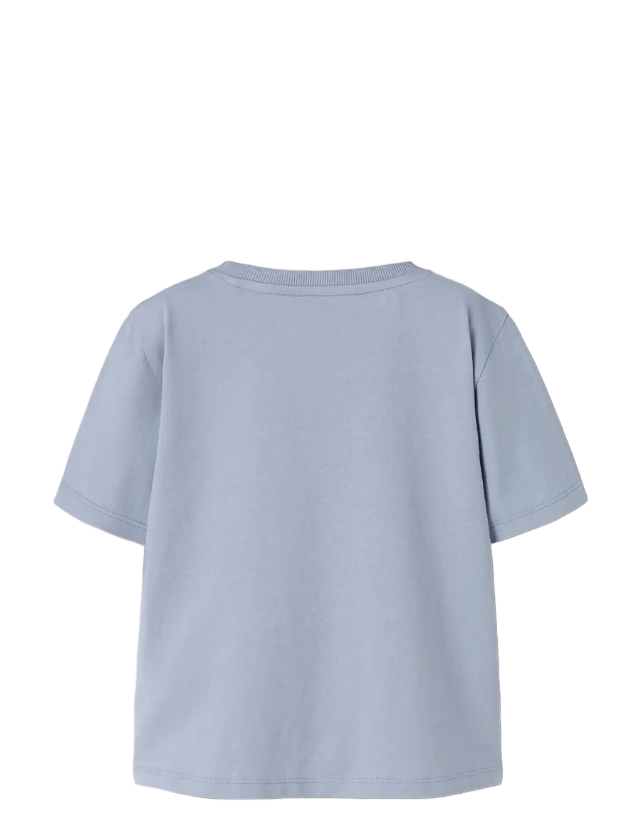 name it - NMMJAVIR SS NREG TOP BOX - kortærmede t-shirts - blue fog - 1