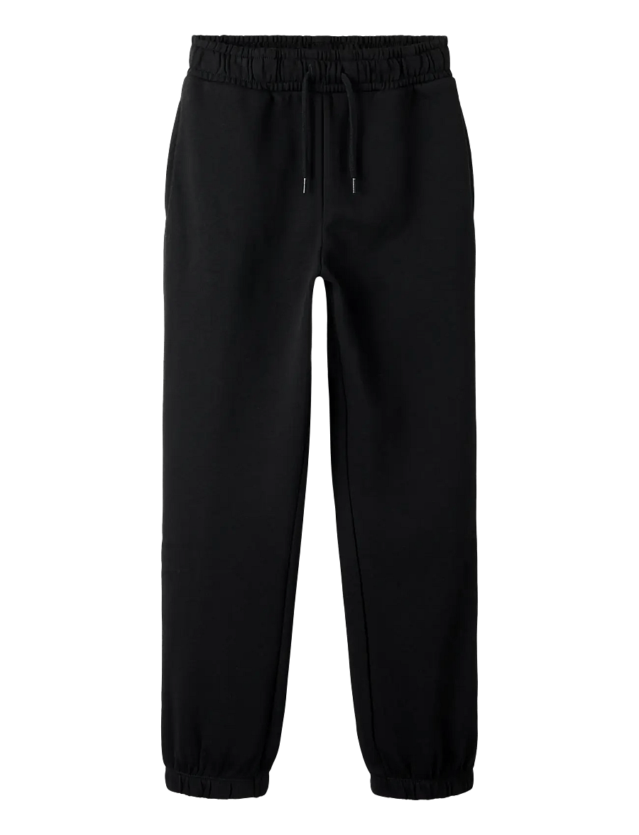 name it - NKMOMAN NREG SWE PANT BRU - babybukser - black - 1