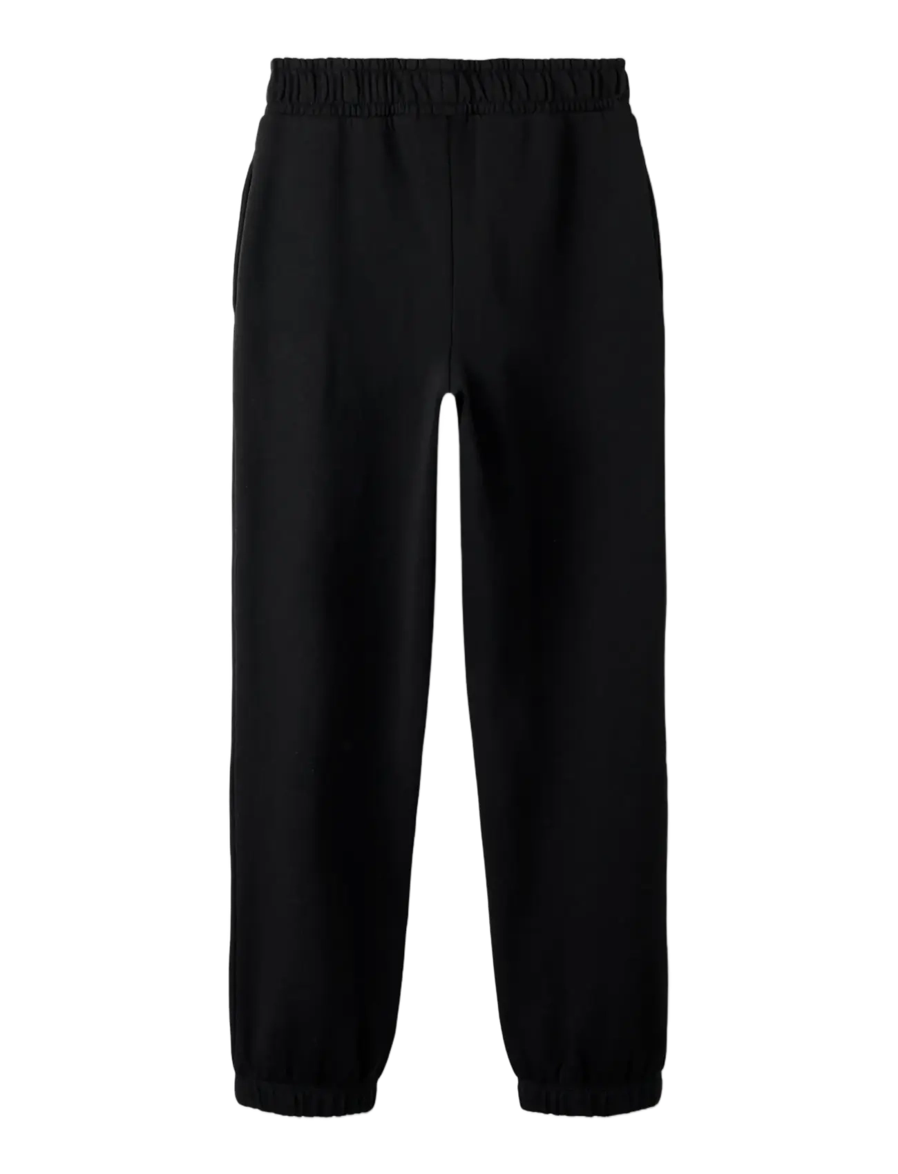name it - NKMOMAN NREG SWE PANT BRU - babybukser - black - 2