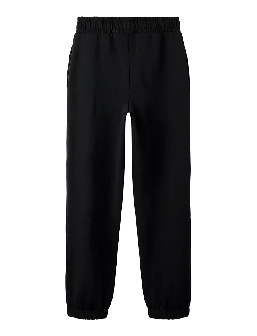 name it - NKMOMAN NREG SWE PANT BRU - babybukser - black - 2