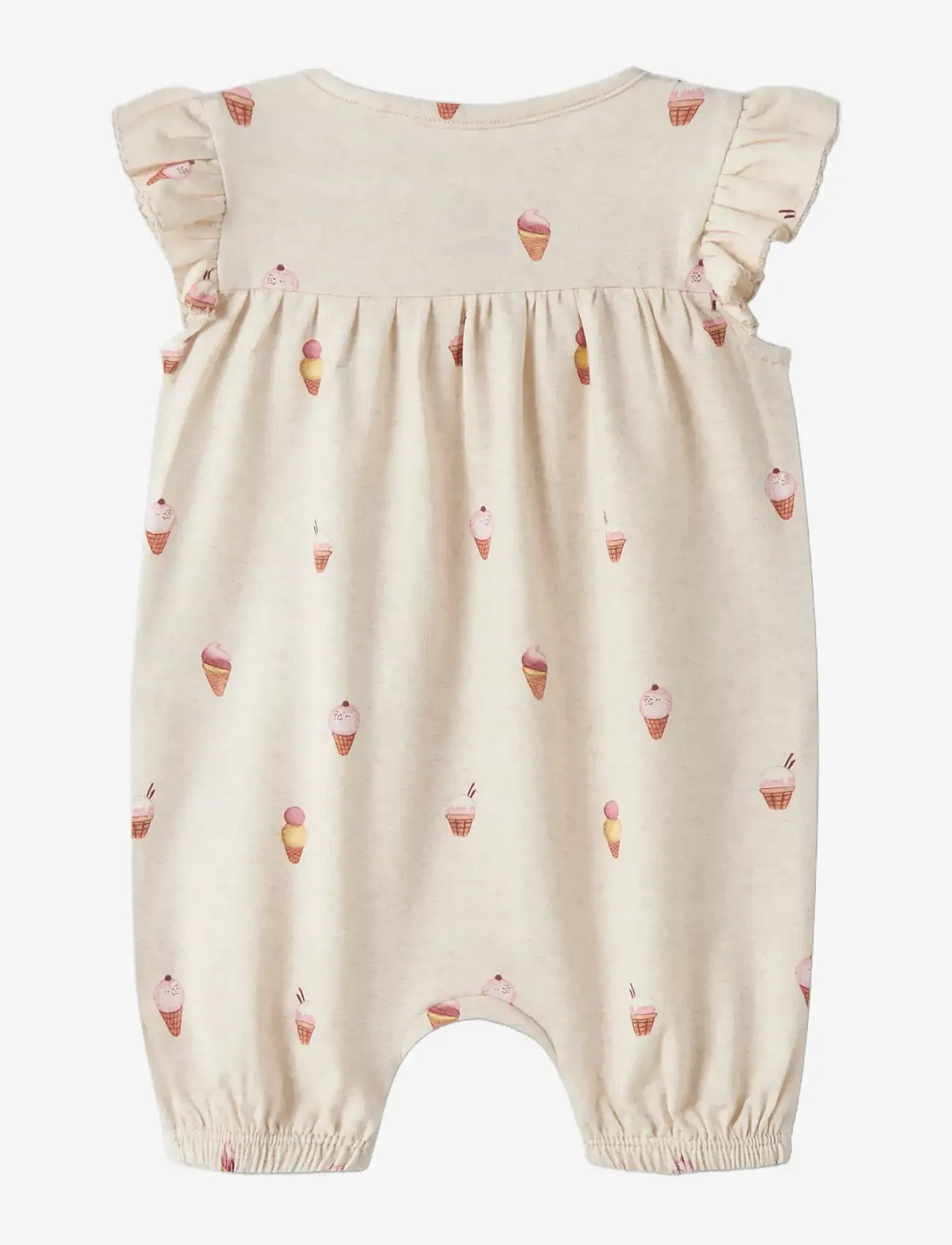 name it - NBFJAMILIA SS SUNSUIT - pükskostüümid - peyote melange - 1