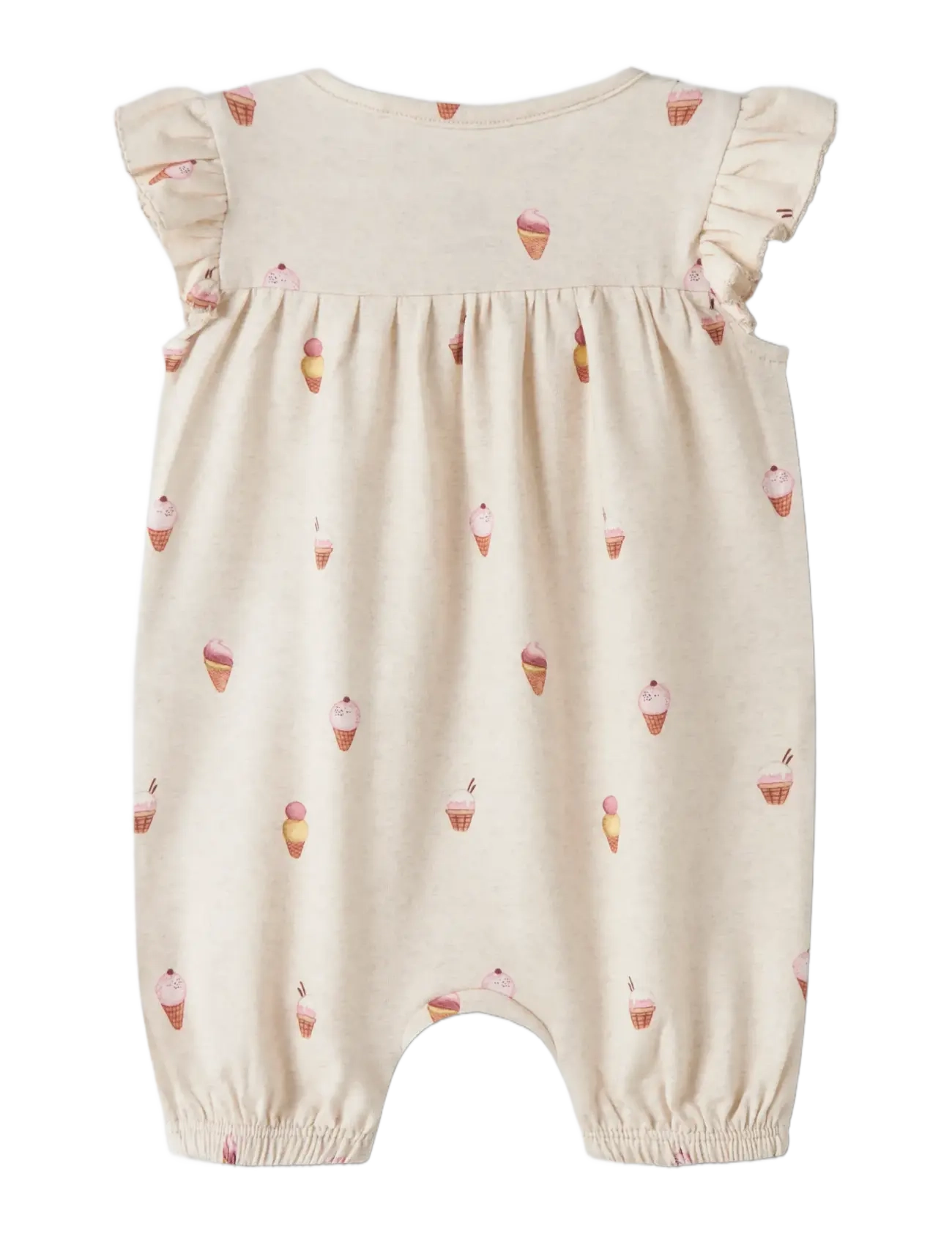 name it - NBFJAMILIA SS SUNSUIT - grenouillères - peyote melange - 1