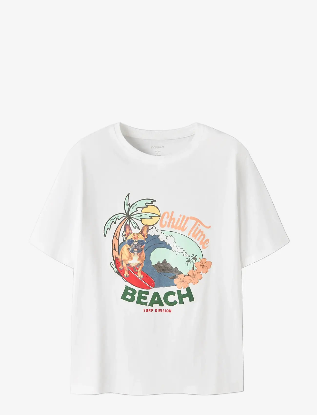 name it - NKMJOWI SS NREG TOP BOX - kortærmede t-shirts - bright white - 2