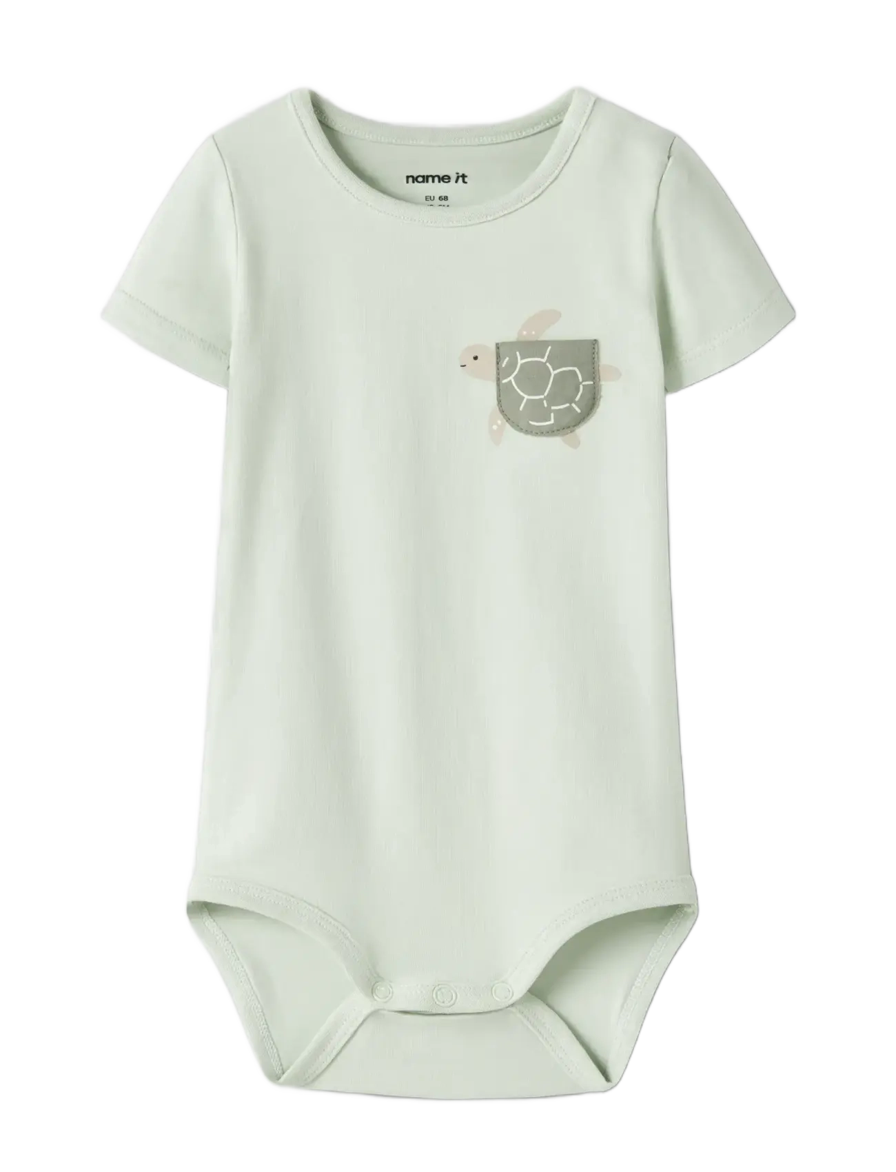 name it - NBMJAMAL SS BODY BOX - trumpomis rankovėmis - cloud dancer - 2