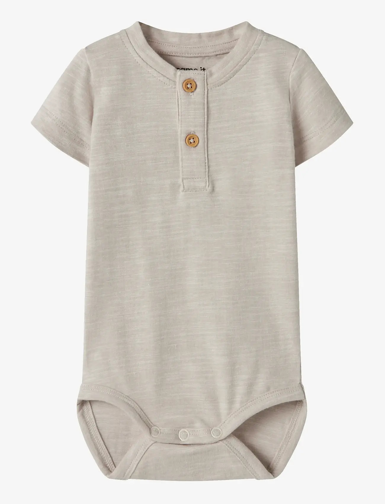 name it - NBMJANO SS BODY - kortærmede heldragter - chateau gray - 0