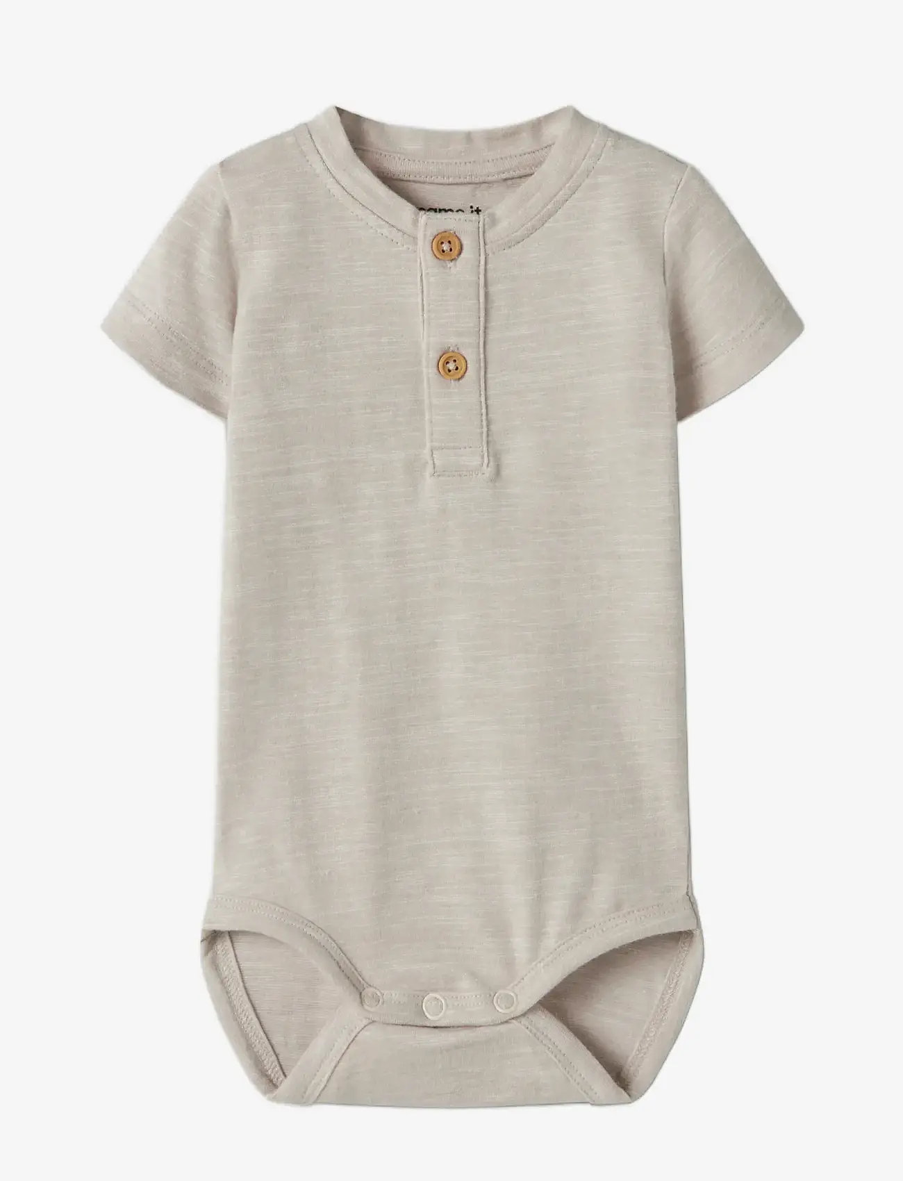 name it - NBMJANO SS BODY - kortærmede heldragter - chateau gray - 2