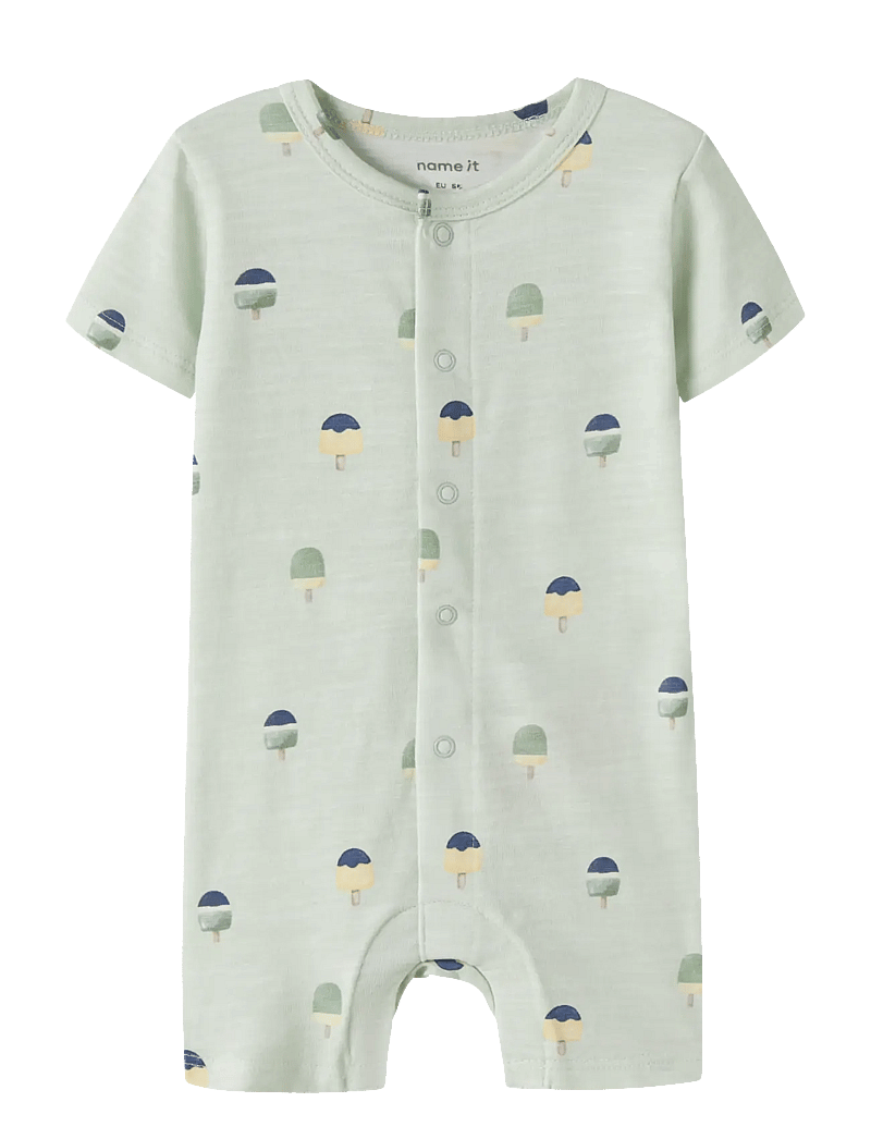 name it - NBMJEROME SS SUNSUIT - buksedragter - pale aqua - 0