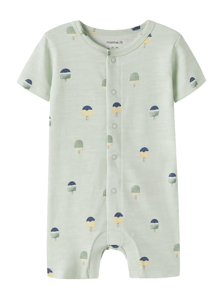 name it - NBMJEROME SS SUNSUIT - pükskostüümid - pale aqua - 0