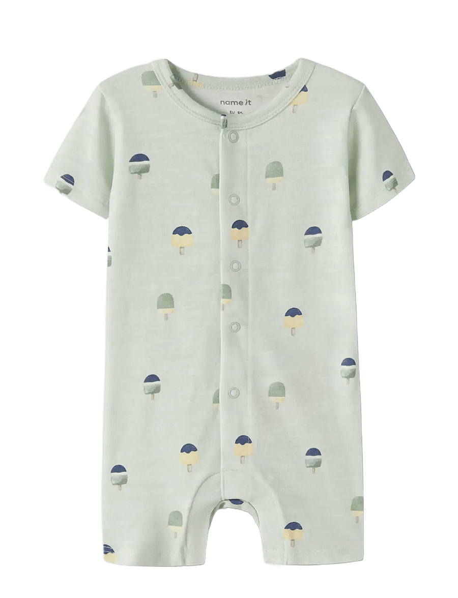name it - NBMJEROME SS SUNSUIT - pükskostüümid - pale aqua - 2