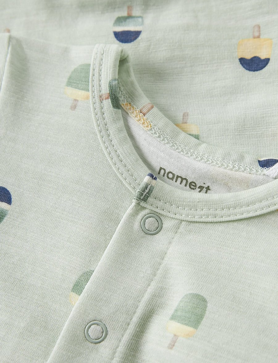 name it - NBMJEROME SS SUNSUIT - pükskostüümid - pale aqua - 3