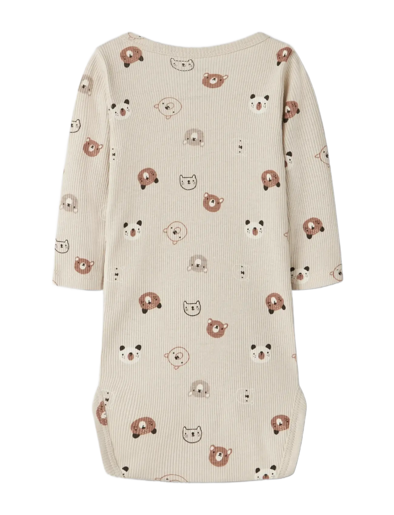 name it - NBNJOPPI LS WRAP BODY - langærmede heldragter - almond milk - 1