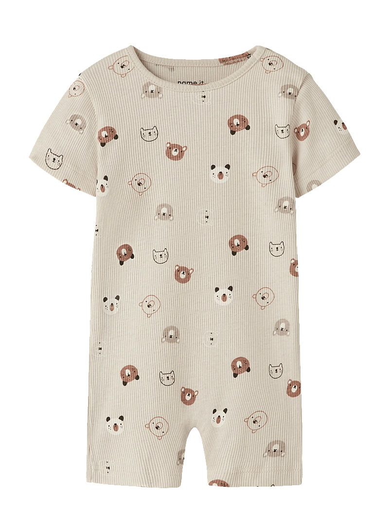 name it - NBNJOPPI SUNSUIT - pükskostüümid - almond milk - 0
