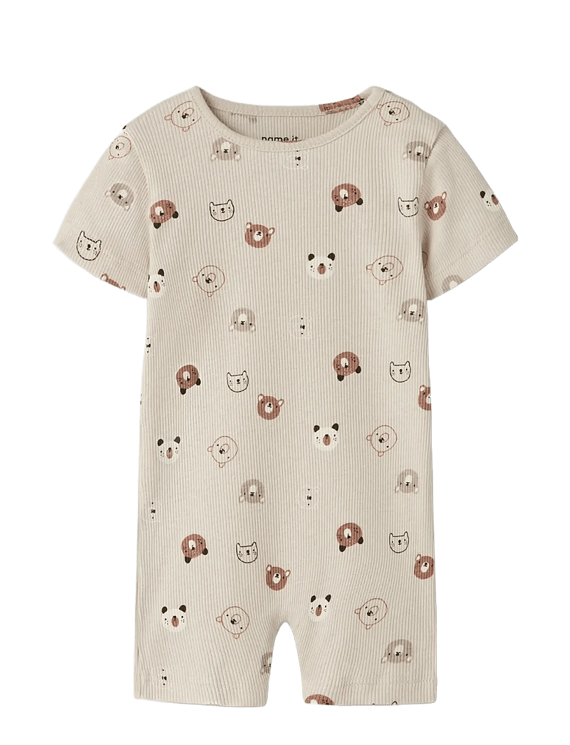 name it - NBNJOPPI SUNSUIT - pükskostüümid - almond milk - 2