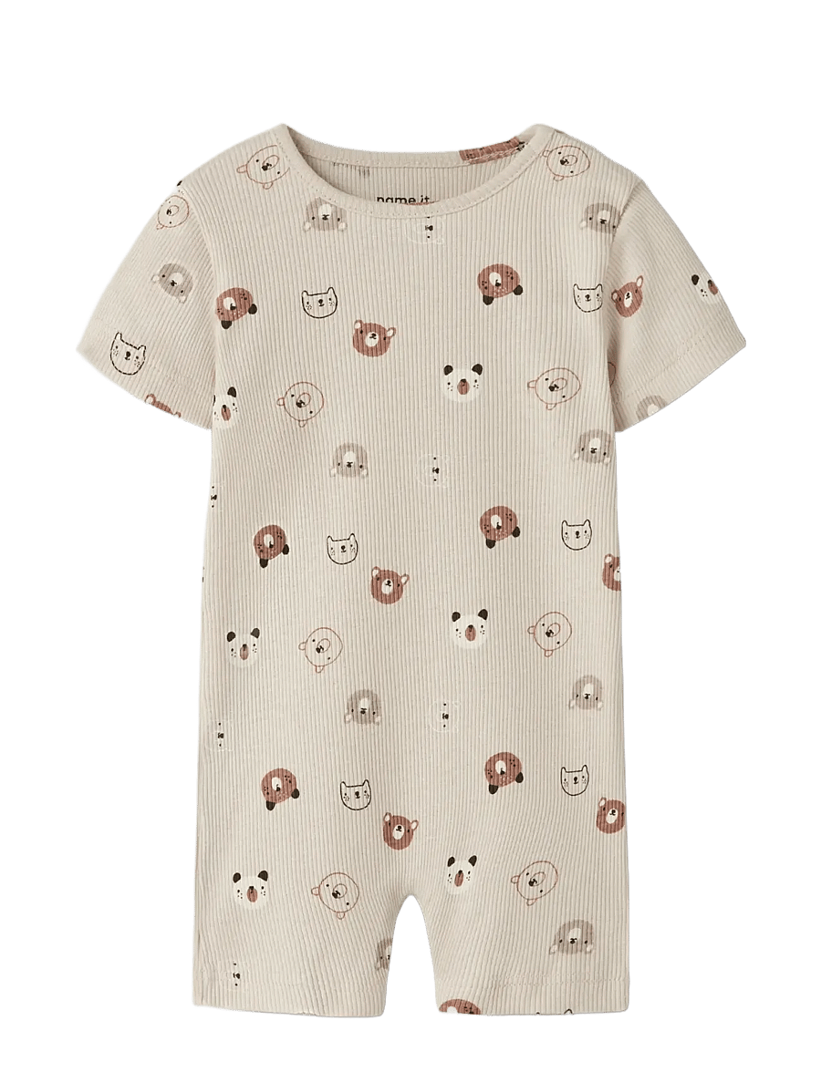 name it - NBNJOPPI SUNSUIT - byxdress - almond milk - 2