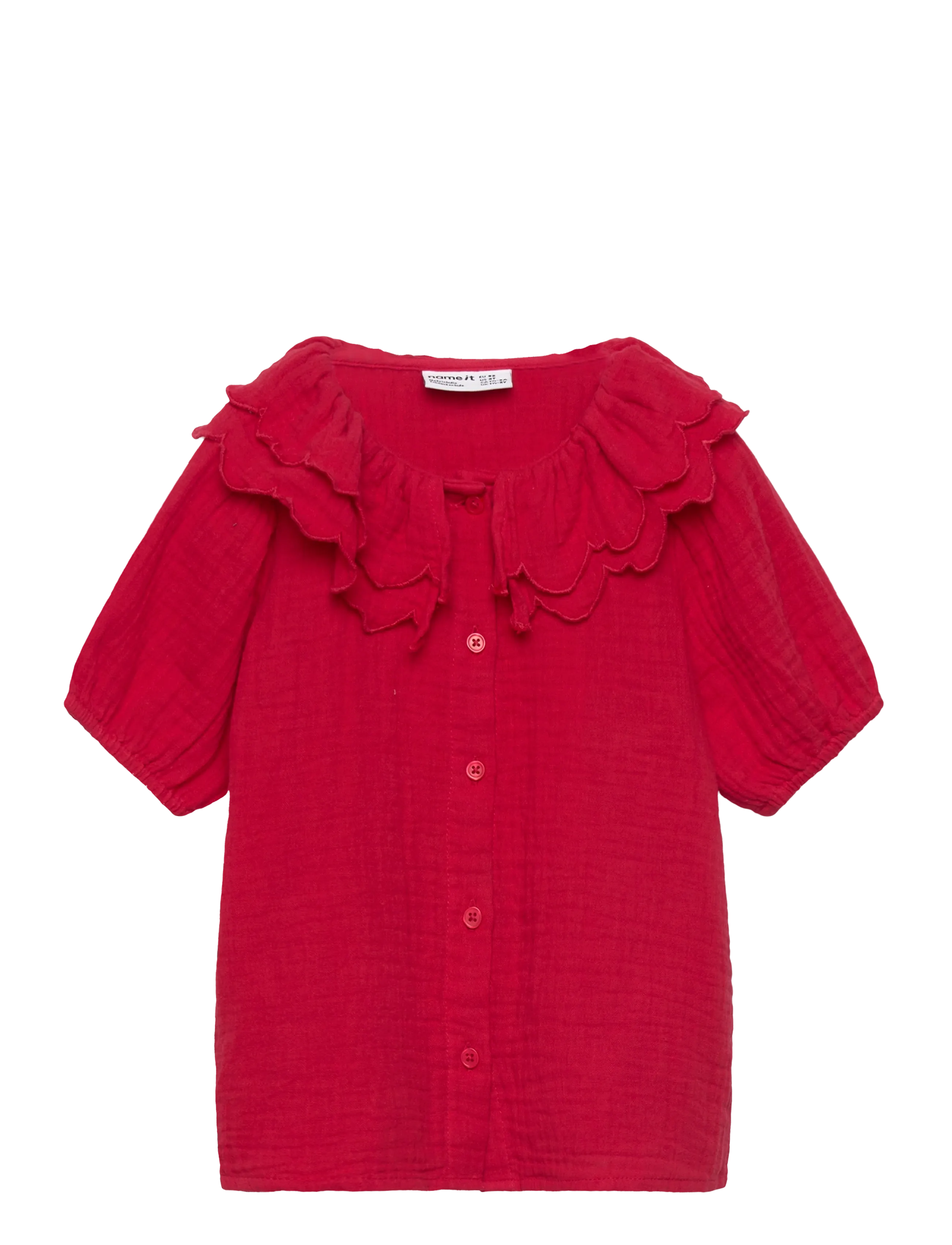 name it NMFJULITA SS SHIRT - Clothing - URBAN RED / red