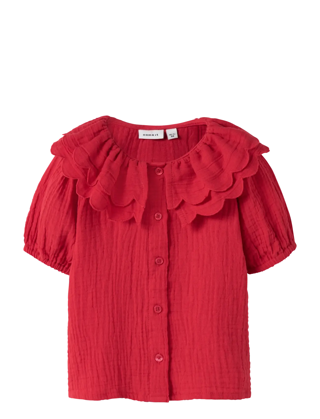 name it NMFJULITA SS SHIRT - Clothing - URBAN RED / red